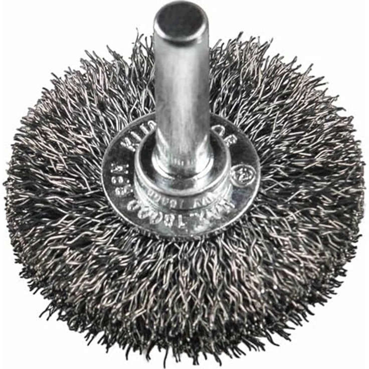 Klingspor BRS 600 W Schaftrundbürste, Edelstahl, 60 x 14 x 6 mm, 10 Stück – Bild 1