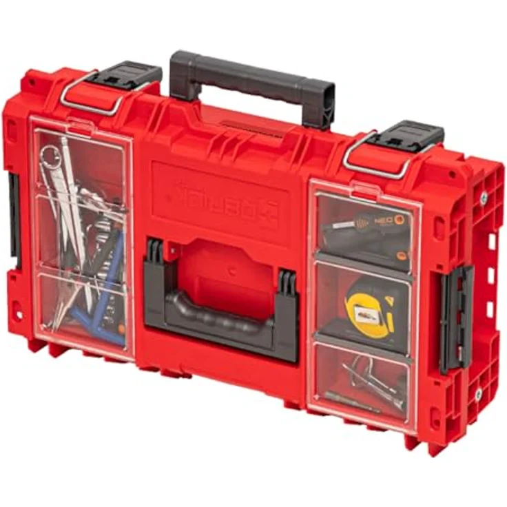 Tool Brothers PRIME Toolbox 150 Profi, Werkzeugkoffer RED ULTRA HD, 13,5 l, IP66, stapelbar, mit verstellbaren Trennwänden – Bild 3