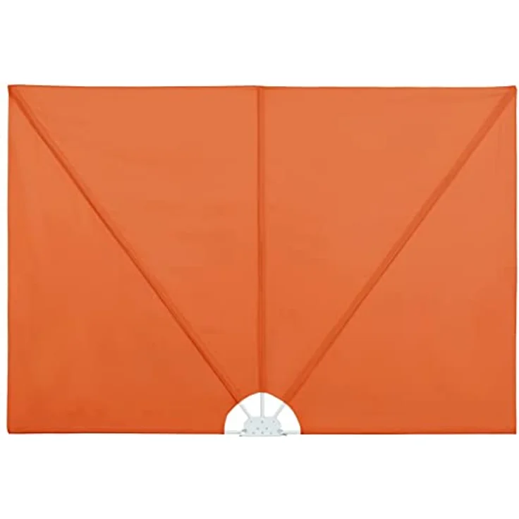 vidaXL Faltbarer Terrassen-Seitenfächer, Terracotta-Rot, 240 x 160 cm, UV-beständig und wasserabweisend – Bild 1