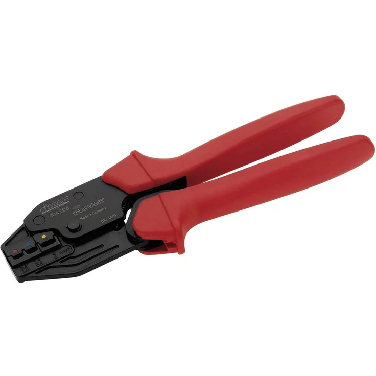 Cimco 104206 Presszange Isolierte Kabelverbinder 0.5 bis 6mm², Stahl, ergonomisch, Ovalpressung