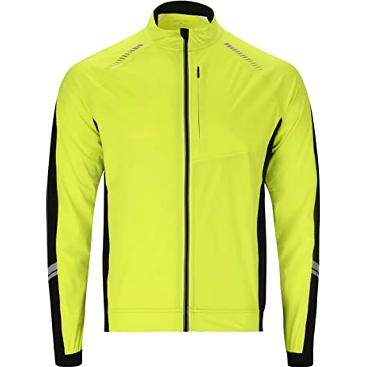 Endurance Wales, Herren Velojacke, wasserdicht und atmungsaktiv, Gelb, 3XL mit Rückentaschen – Bild 1