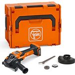 FEIN Akku-Winkelschleifer Ø125 mm, CCG18-125-15 AS, 18V, leistungsstark, für effektive Trenn-, Schleif- und Entgratarbeiten, bürstenloser Motor, Kompatibel mit allen 18 V AMPShare ProCORE-Akkus