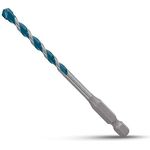 Makita Mehrzweckbohrer Multibohrer 1/4″, Ø 6 mm, 100 mm Länge, geeignet für Fliesen, Holz, Aluminium, Metall