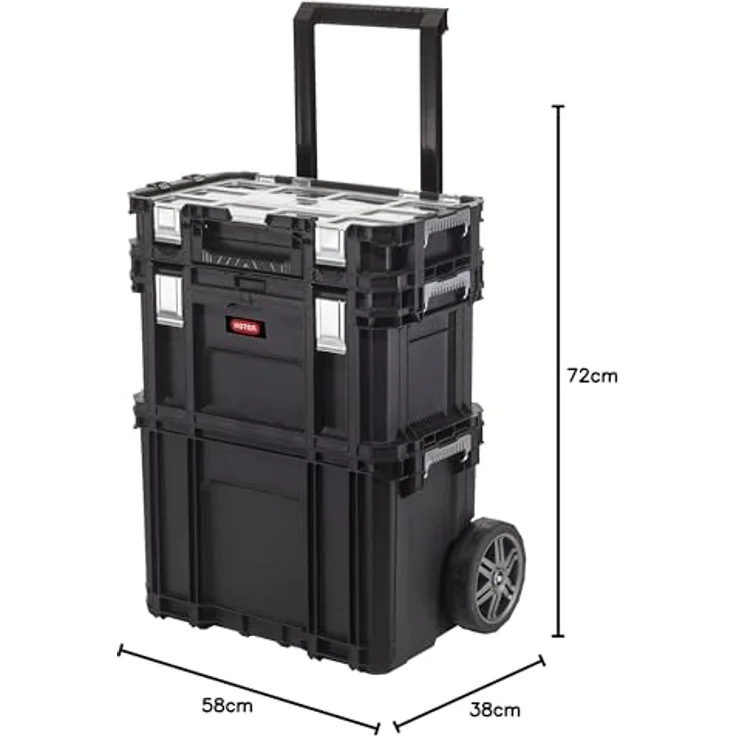 KETER 238273 Werkzeugkasten-Set Schwarz – Bild 10