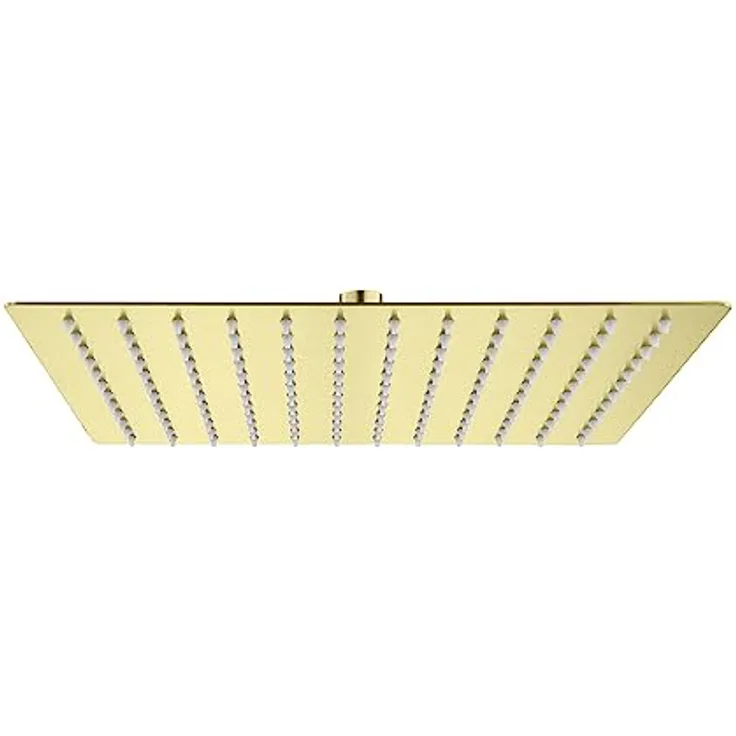 Aloni Kopfbrause SH4030BG, Regendusche Quadrat Gold gebürstet 30x30 cm