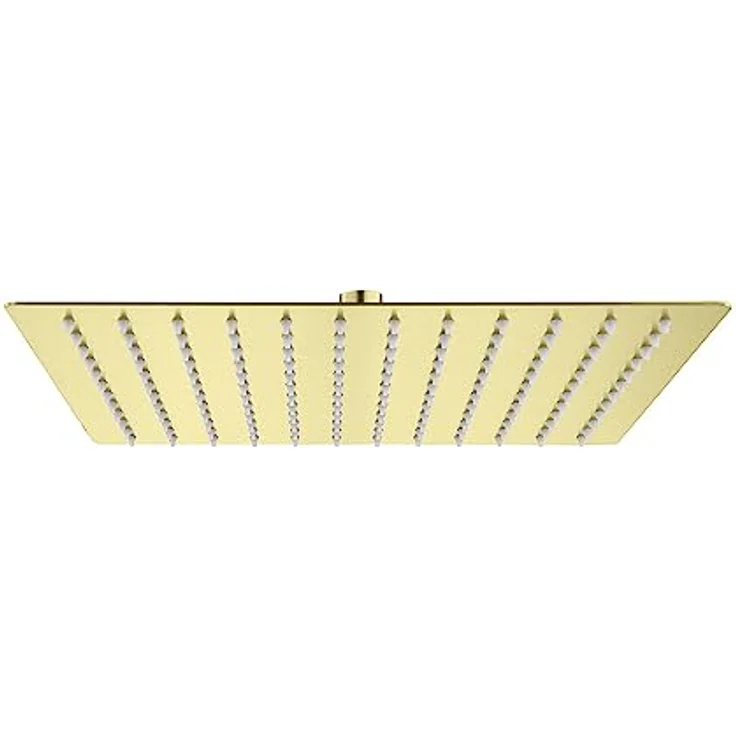 Aloni Kopfbrause SH4030BG, Regendusche Quadrat Gold gebürstet 30x30 cm – Bild 1