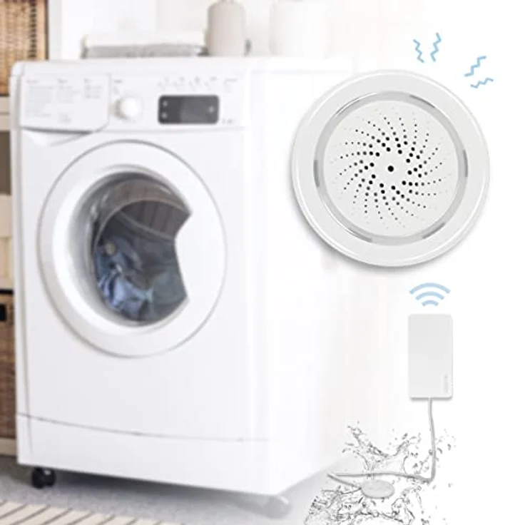 LogiLink SH0114, Wi-Fi Smart Home Wasserlecksensor, App steuerbar, IP20, Tuya kompatibel, unterstützt Amazon Alexa und Google Home, Weiß – Bild 5