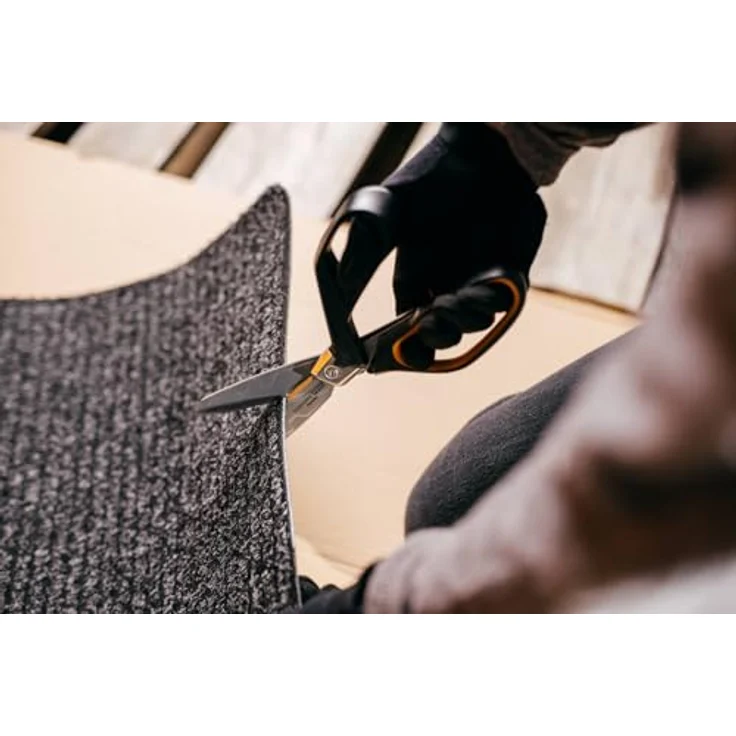 Fiskars Hochleistungsschere PowerArc, 26 cm, bis zu 30% mehr Kraft, rostfreier Stahl/Kunststoff, Schwarz/Orange, 1027205 – Bild 4