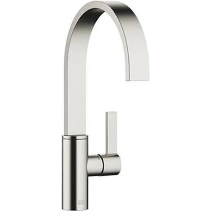 Dornbracht Einhebelmischer MEM, Hochdruck Küchenarmatur mit 360° schwenkbarem Auslauf, bleifrei, 340 mm Höhe