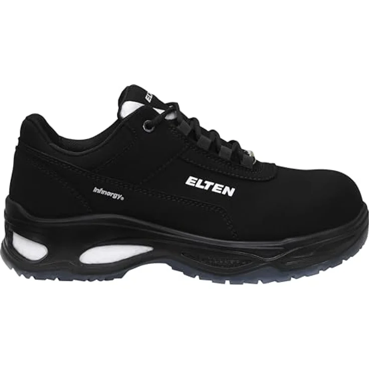 ELTEN® Herren S2 Sicherheitsschuhe "MILOW LOW ESD", rutschfest, antistatisch, schwarz, Größe 41 – Bild 2