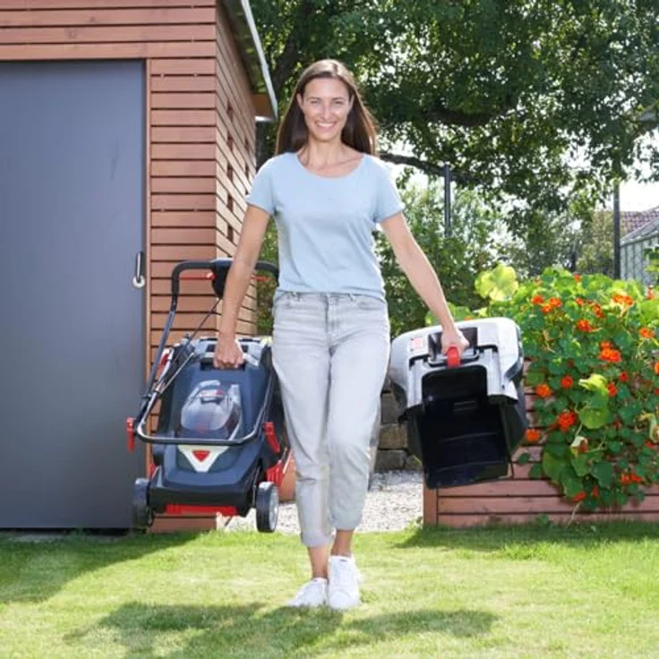 AL-KO 18 V Bosch Home And Garden Compatible Akku-Rasenmäher 38.2 Li Comfort mit 2x Akkus 18 V 4,0 Ah und Ladegerät – Bild 6