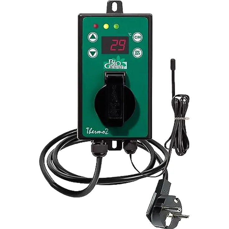 Digital-Thermostat 'Thermo2Digital' Gewächshaus Sommer-Winterfunktion - Biogreen