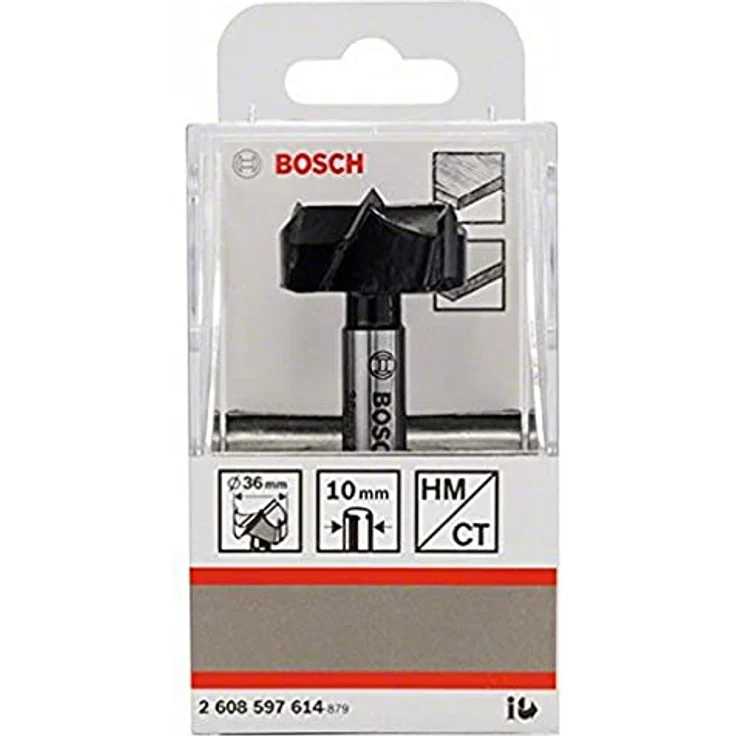 Bosch Kunstbohrer HM Ø 36 mm, 90 mm Gesamtlänge, Hartmetall für präzise Bohrungen in Holz – Bild 1
