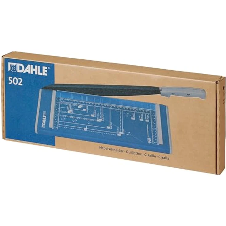 DAHLE Hebelschneider 00502-20043 175x420mm DIN A4 8Bl. Metall blau – Bild 6