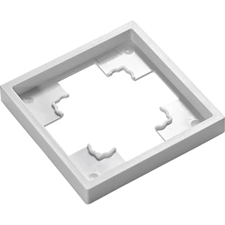 McPower 1-fach Rahmen Shallow, Abdeckrahmen für Steckdosen und Schalter, modernes Design in Weiß Matt, einfache Montage, robust und pflegeleicht – Bild 3