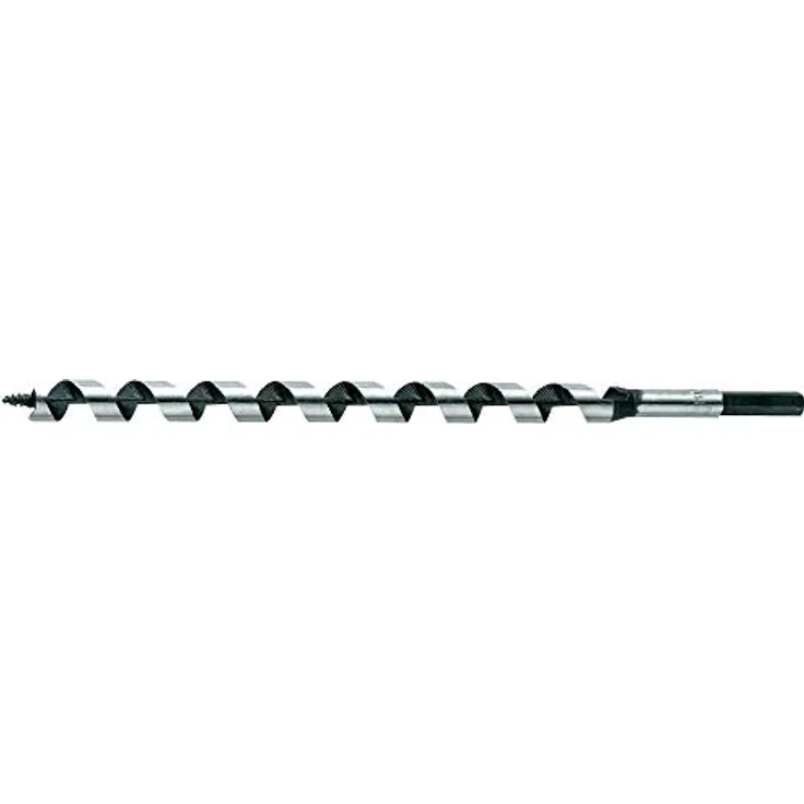 FORTIS Schlangenbohrer LEWIS 10 x 235 mm, Holzbohrer mit Sechskantschaft und selbsteinziehender Gewindespitze
