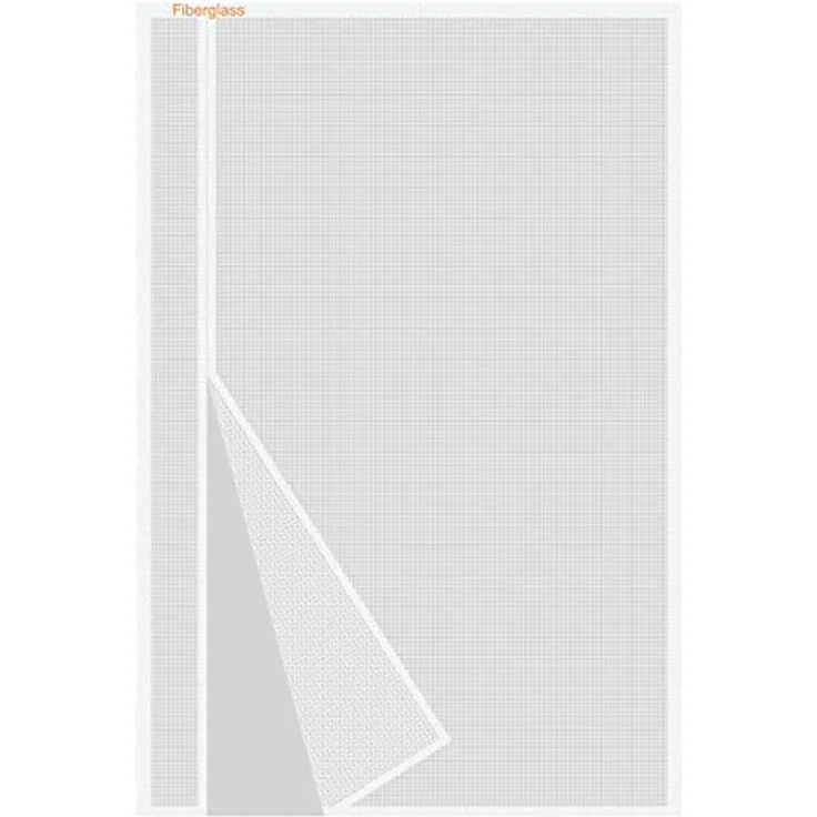 Risareyi Fliegengitter Tür 70x240cm, Seitliche Öffnung Magnet, Verstärktes Fiberglas Netz, Weiß, Ohne Bohren, Insektenschutz für Haustür und Balkontür – Bild 1