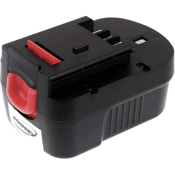 Powery Akku für Black & Decker Slide Pack FIRESTORM A14, 14,4V NiMH, 2000mAh