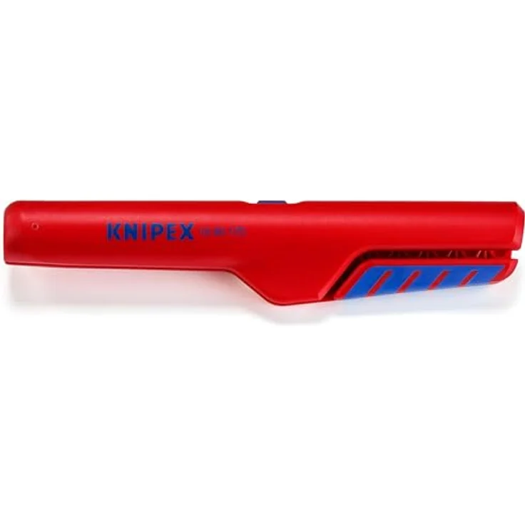Knipex Tiefen-Abmantelungswerkzeug 175 mm 16 80 175 SB, Abisoliergerät mit langer, ergonomischer Formgebung für tiefe Gerätedosen – Bild 3