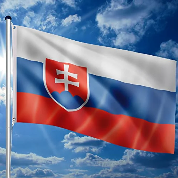 FLAGMASTER Teleskop Fahnenmast Aluminium 6,50m, 5-fach höhenverstellbar, inkl. 30 verschiedene Flaggen, Komplettset mit Bodenhülse – Bild 5