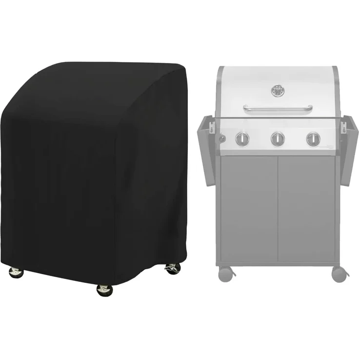 Awnic wasserdichte abdeckhaube für Grill, grillabdeckung wetterfest, Grill Abdeckung für Weber, Tepro Holzkohlegrill, 420D Oxford Gewebe 105X49X102cm – Bild 1