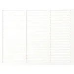 Plus Sichtschutzelement Harmoni, 180 x 140 cm, Sichtschutz-Zaun aus Holz, Weiß (RAL 9010)