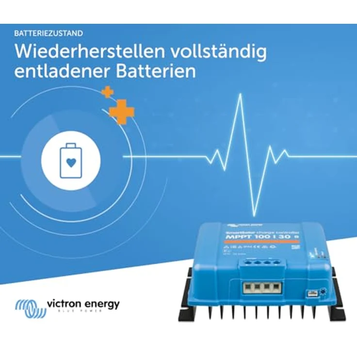 Victron Energy SmartSolar MPPT 100V 30 Amp 12/24-Volt Solar Laderegler (Bluetooth) - Effizienter Solarladeregler mit MPPT-Technologie – Bild 3
