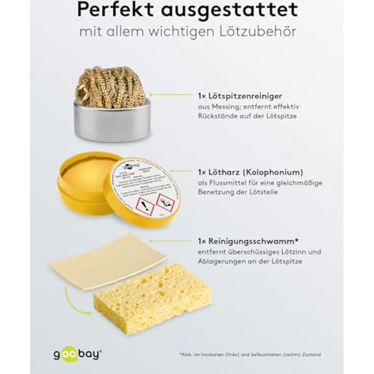 Löthilfe mit Echtglas Lupe, LED Beleuchtung, flexiblem Schwanenhals und Lötkolbenhalterung – Bild 9