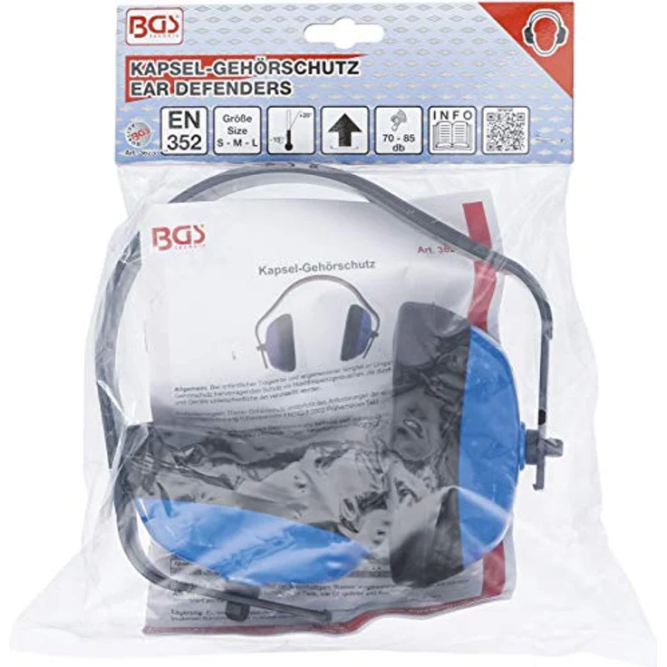 BGS 3623 | Kapsel-Gehörschutz | Lärmschutz | Schutz-Kopfhörer | SNR 26 db | EN 352-12002 – Bild 6