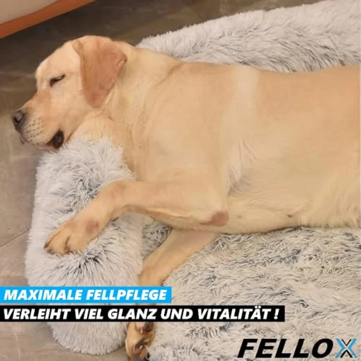 MAVURA FELLOX Fellpflegehandschuh Blau - Tierhaar Bürste für Hunde und Katzen, Glänzendes Fell, Massageeffekt, Gesunde Umgebung – Bild 6