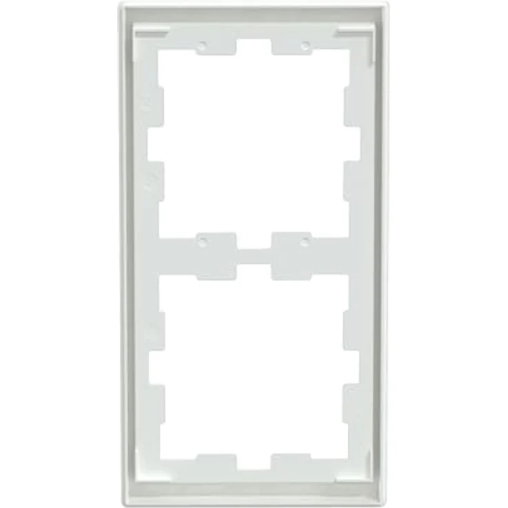 Merten Abdeckrahmen D-Life 2-fach, Lotosweiß, IP20, Thermoplast brillant – Bild 3