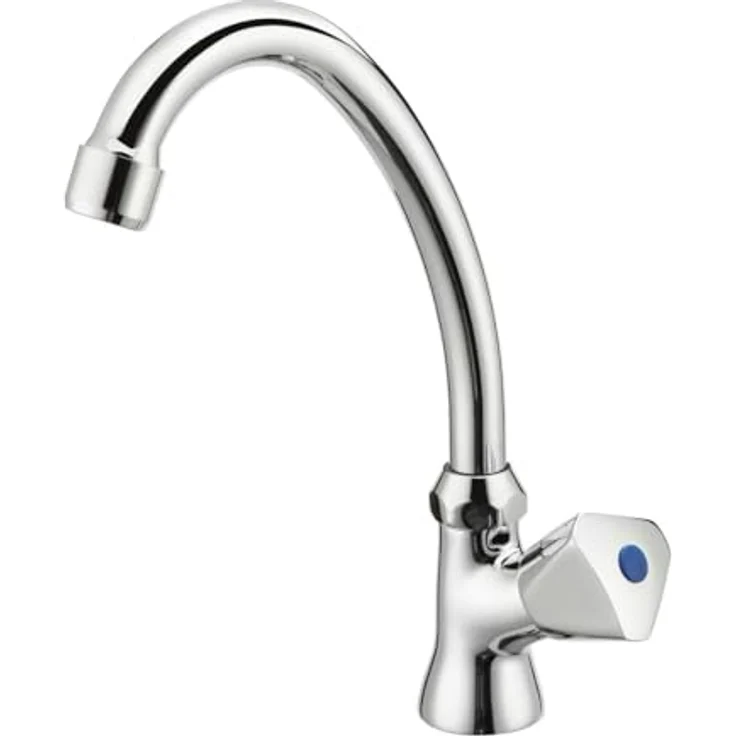 Primaster Spültischarmatur Saarbrücken, Kaltwasserarmatur mit verchromter Oberfläche und Schwenkarm – Bild 1