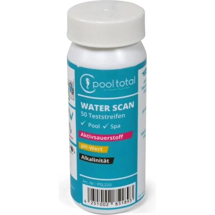 POOL TOTAL Water SCAN Teststreifen Aktivsauerstoff, pH + Alk. – Bild 7