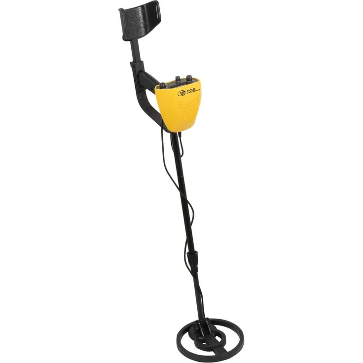 PCE Instruments PCE-MTD 100 Metalldetektor, max. Suchtiefe 16 cm, mit DISC- und All-Metall-Modus, wasserdichte 20 cm Erkennungsscheibe, verstellbarer Teleskopstab 78-108 cm