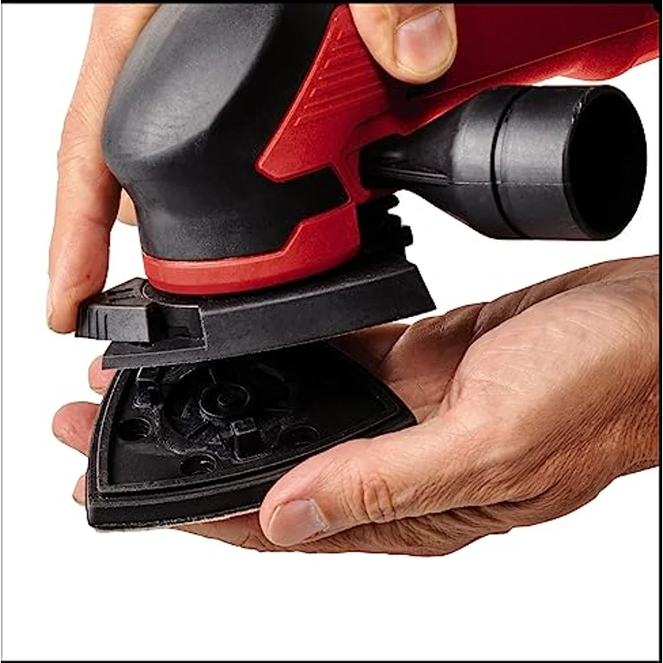 Einhell Deltaschleifer TC-DS 20 E (200 W, 2 mm Schwingkreis, bis 22.000 min-1 Schwingzahl, Drehzahlregulierung, Schleifschuh mit Kletthaftung, inkl. 9x Schleifpapier) – Bild 5