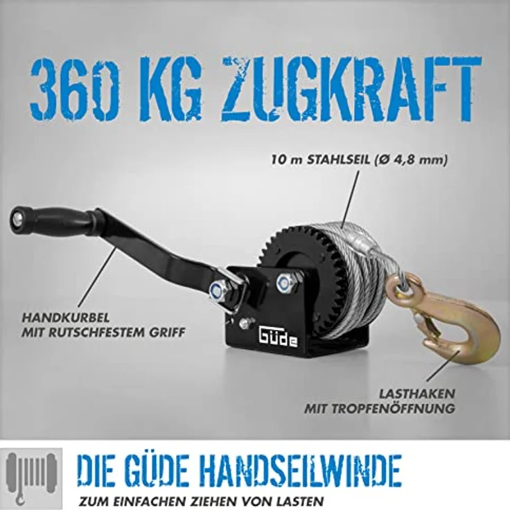 Güde Seilwinde Typ 360 – Bild 2
