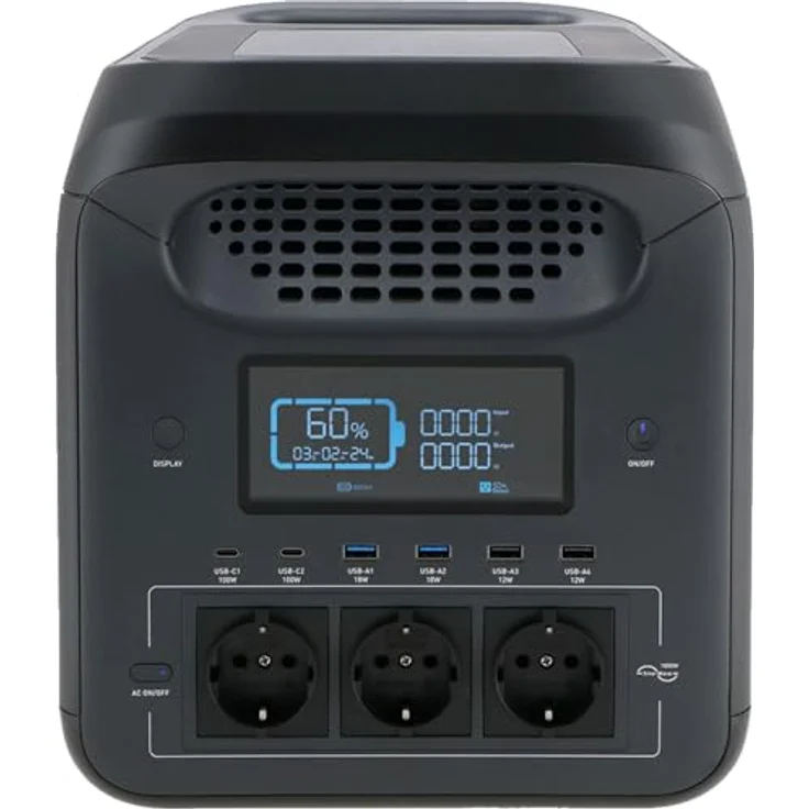 Mestic MISTIC STORM MPS-1800, Power Station mit 1800 W Nennleistung, 1226 Wh LifePO4 Batterie, 22 kg – Bild 6