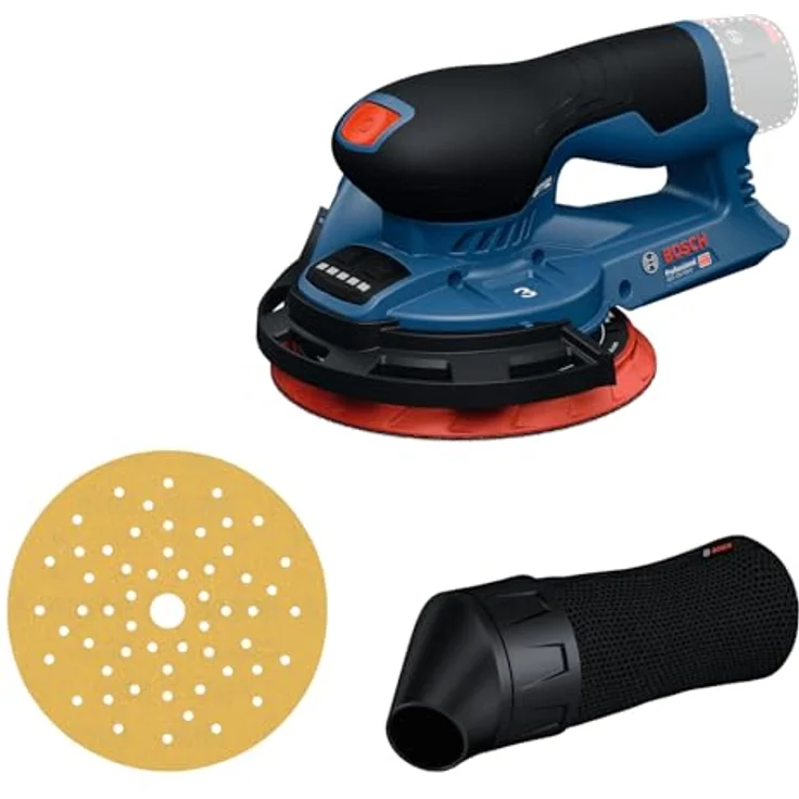 Bosch Professional GEX 12V-150-3, Akku-Exzenterschleifer mit bürstenlosem Motor, ergonomischer Bauweise und effizienter Staubabsaugung – Bild 1