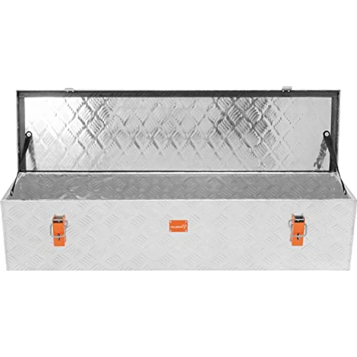 alubox Werkzeugkiste Riffelblech ABX-RL86 Aluminium 1,5mm Werkzeugkiste leicht und robust 86 Liter - Korpus 115 x 30 x 25 cm – Bild 2