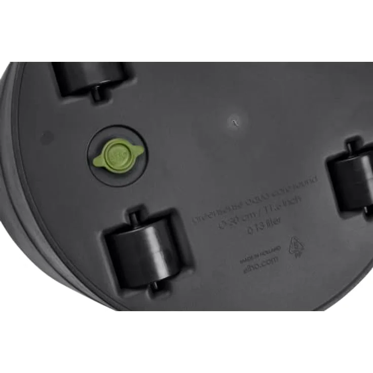 Elho Greensense Aqua Care Rund 30 - Blumentopf für Innen & Außen - Ø 29.5 x H 29.1 cm - Grau/Holzkohlengrau – Bild 5