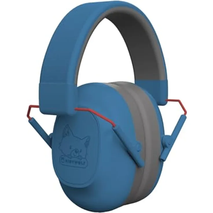 Kidywolf Kidynoise Gehörschutzstöpsel für Kinder, Noise-Cancelling mit 25 dB Lärmreduzierung, verstellbares Kopfband, ergonomisches Design