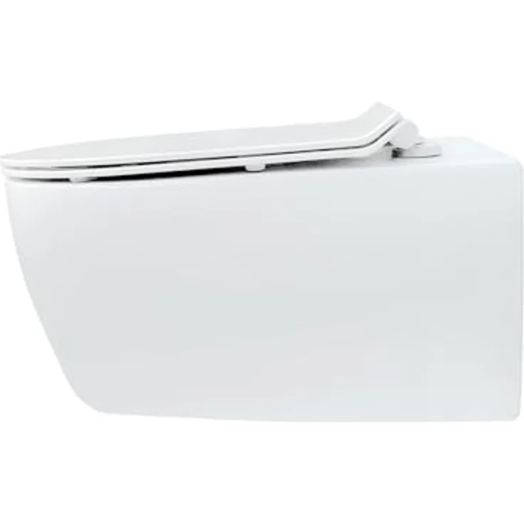 NEG Hänge-WC Uno11RL-Slimline spülrandlos & spritzfrei Nano-Versiegelung Extra flacher Design Duroplast Soft-Close-Deckel abnehmbar Quick-Release Quick-Fix Montage-System – Bild 4