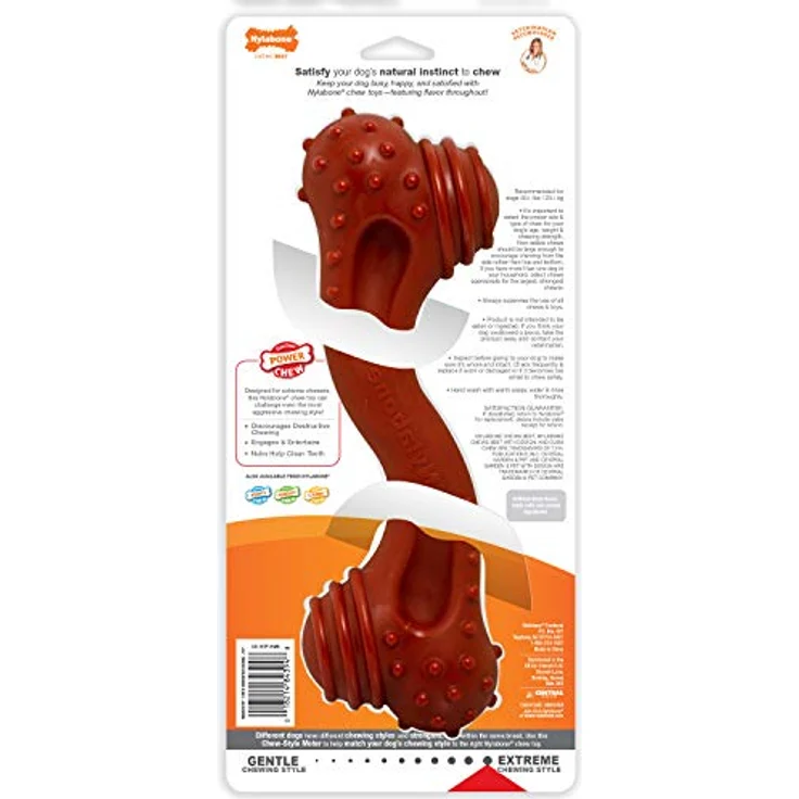 Nylabone Dura Power Chew Monster Curve Bone Bison Xtreme, Hundespielzeug – Bild 9