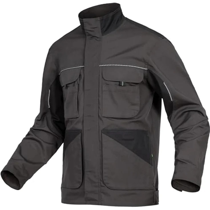 Leibwächter Dynamic-Line Herren Bundjacke, atmungsaktive Stretchjacke mit Reflexpaspel, Übergrößen, bequem und modern – Bild 1