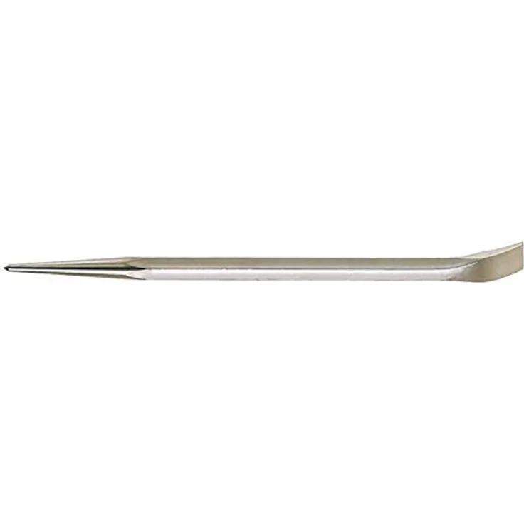 FORMAT Hebeleisen 6 kant 400mm, Biegeeisen aus Chrom-Vanadium-Stahl, verzinkt, spitz zulaufend