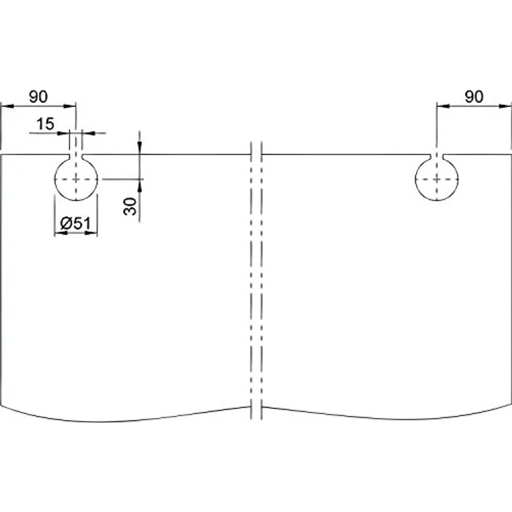 Solido Beschlagset 80 Glas, Punktbefestigung 8-10,76 mm, Edelstahl-Effekt, ohne Laufschiene – Bild 4