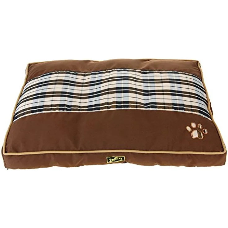 ema 'Pet Italy Matratze für Hunde – Kissen für Tiere – Spets – Abnehmbarer – L 70 cm – braun