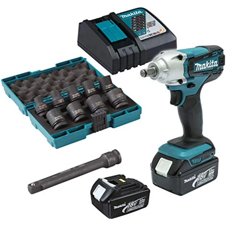 Makita DTW190JX3, Akku-Schlagschrauber mit hohem Drehmoment und kompakter Bauweise – Bild 1