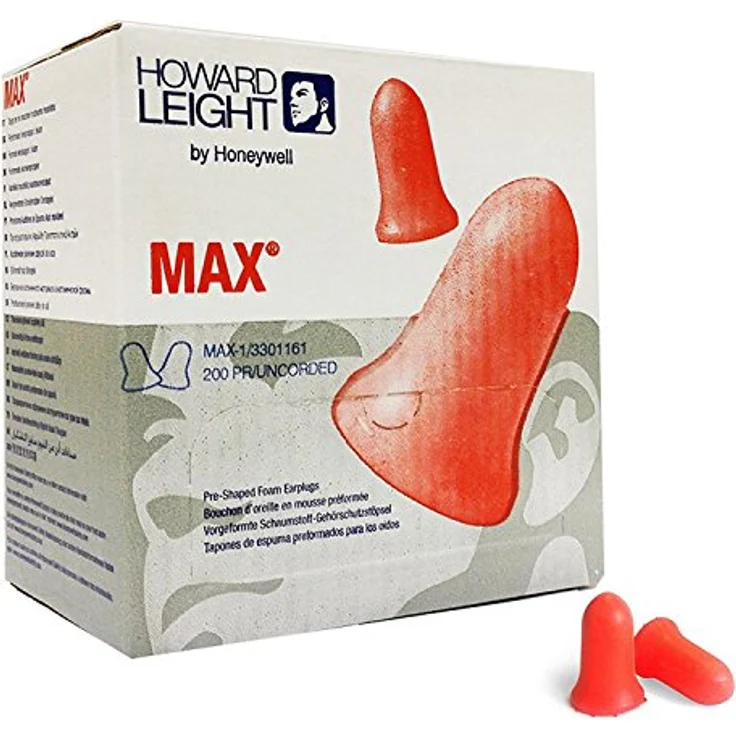 Ohrstöpsel Großpackung Howard Leight Max 400 Stk, 200 Paar in tütchen. – Bild 2