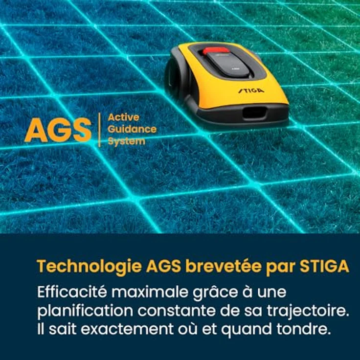 STIGA Rasenroboter A 300, kabellos, autonom, 450 m², gelb – Bild 8